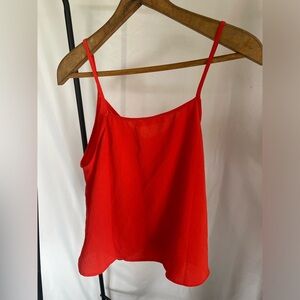Orange Lush cropped tank top